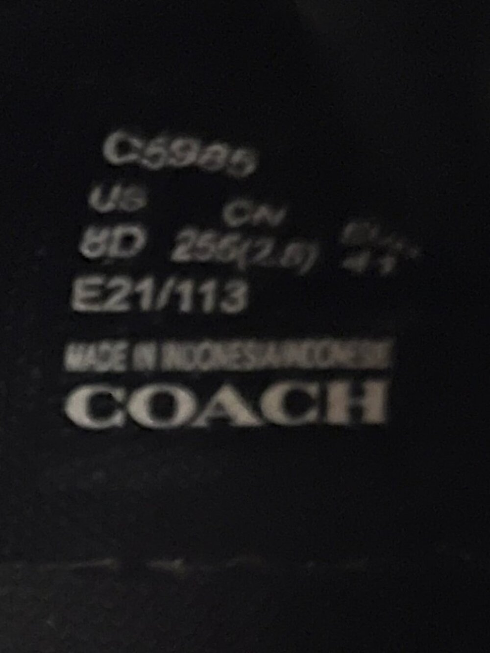 COACH MEN'S CLIP LOW TOP OAT & BLACK QUARTZ SUEDE SNEAKERS SIZE 8D - Picture 14 of 15